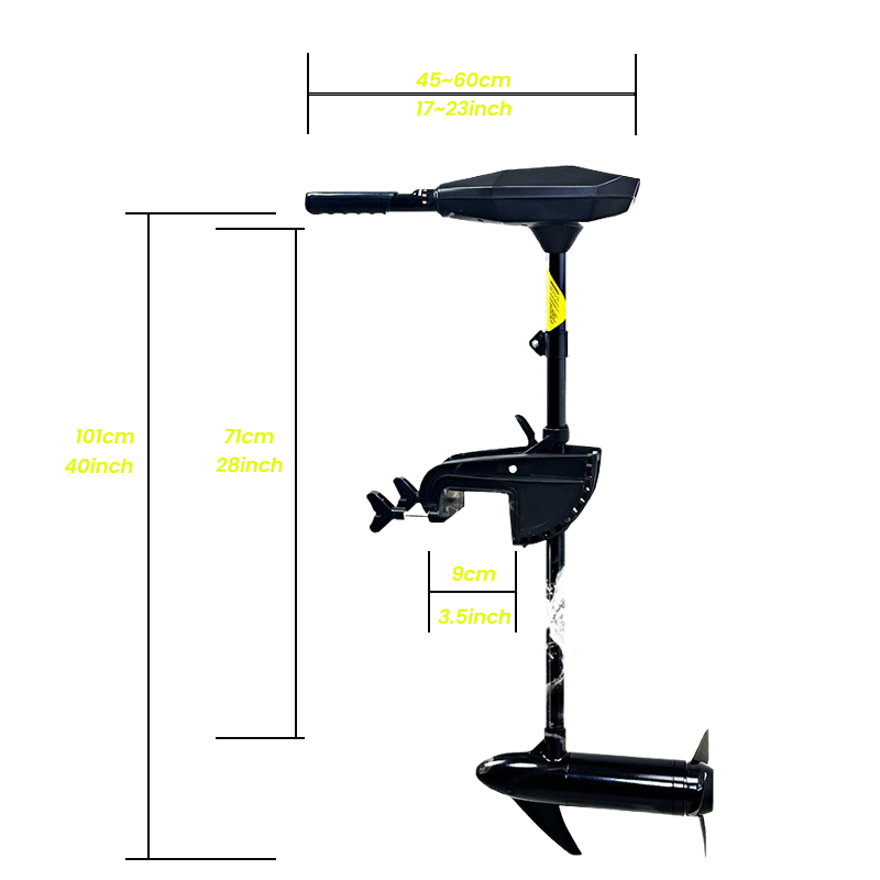 Torrent Series Electric Trolling Motor – Brushed & Brushless Options, 40–250 lb Thrust, 12V/24V, for Autoboat and Kayak